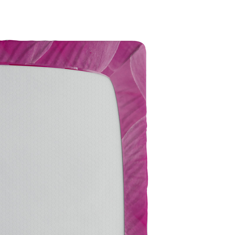 Microfiber Floral Fitted Sheet, Full Fitted Sheet