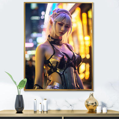 " Portrait Of Cyberpunk Goddess "