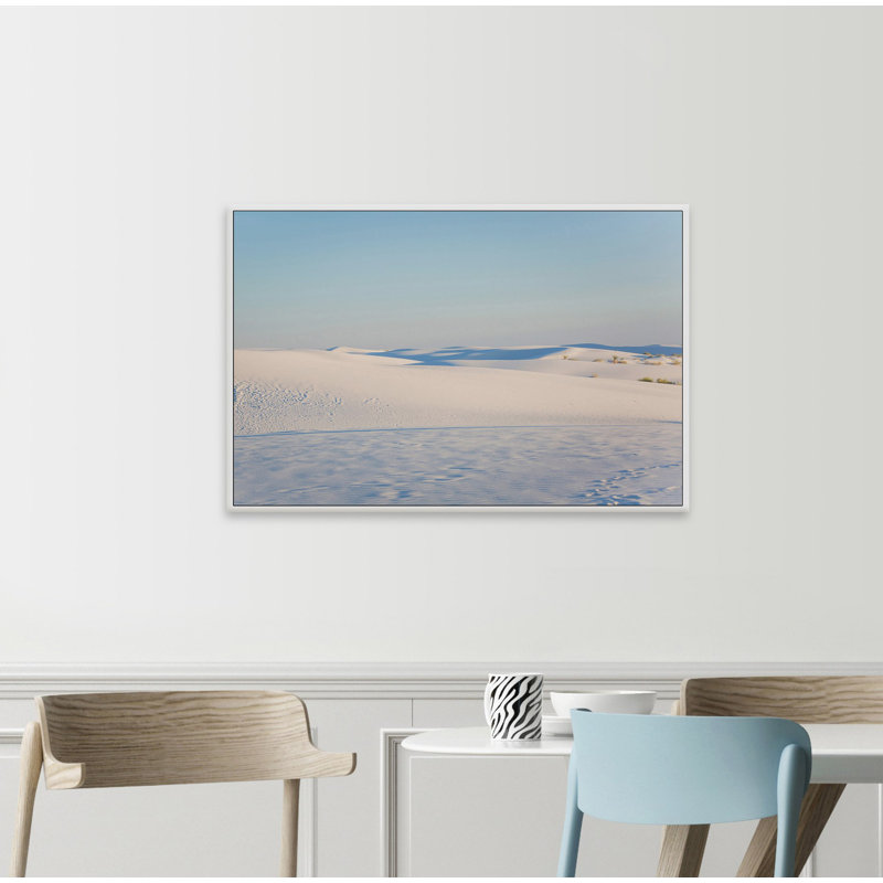 « white plains », reproduction de photo sur toile encadrée, H 12 po x l 18 po