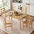 4-Person Rectangular Dining Set-1831774398