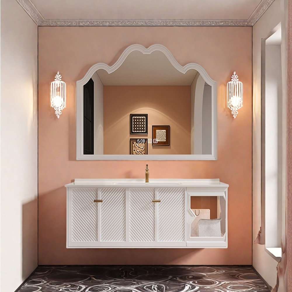 Backop French light luxury retro bathroom cabinet | Wayfair