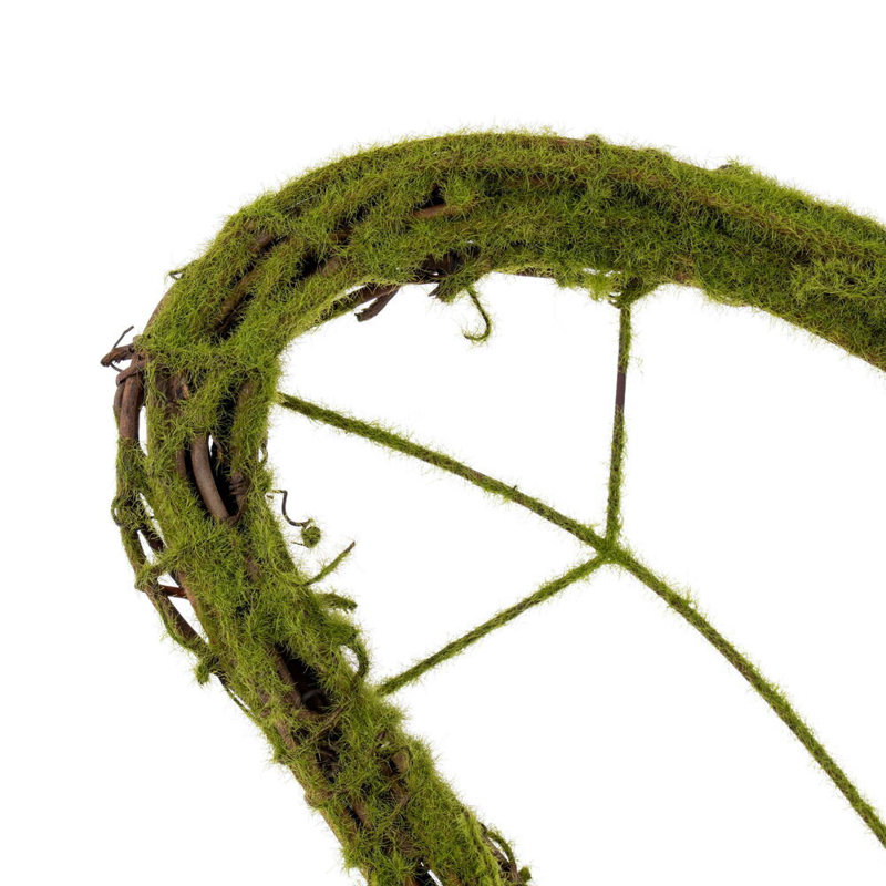 Vickerman 13"H Butterfly Outline Wreath. Made of natural twigs. Measures 13" tall by 15" wide. It is the perfect base for your seasonal front-door decor.