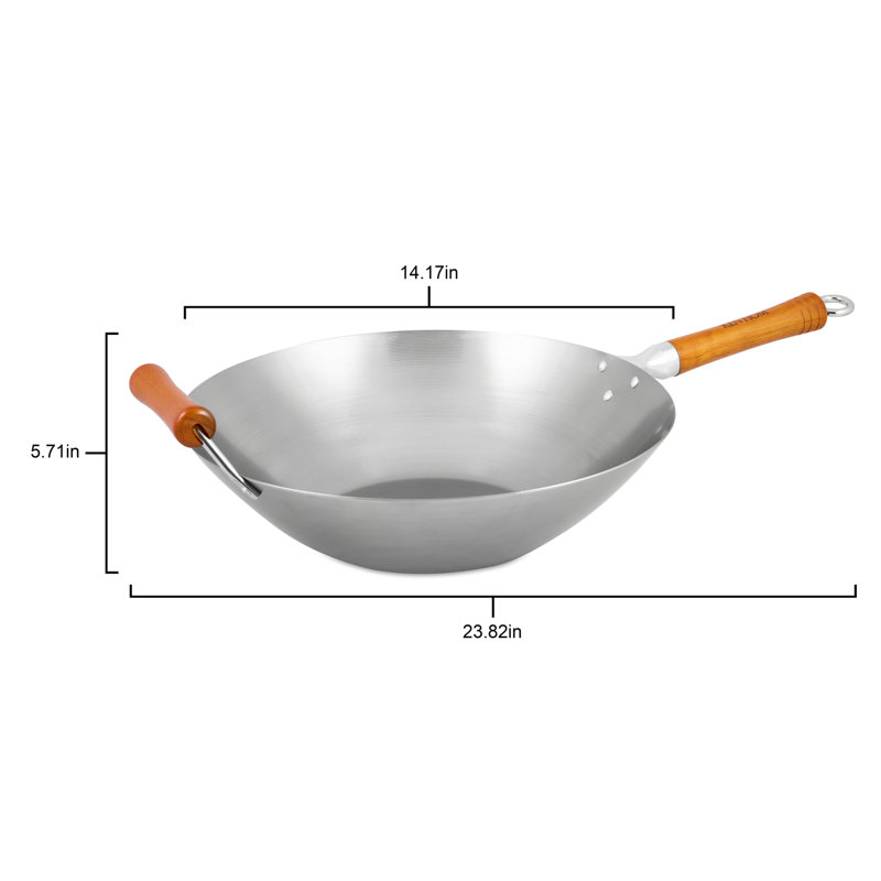 Ken Hom Excellence Carbon Steel Wok 14¼"