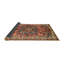 Tapis rouge en laine-1807800252