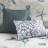 King Comforter - Blue 200tc Cotton Pattern 270g/m2 Fill Accentuated-117416806