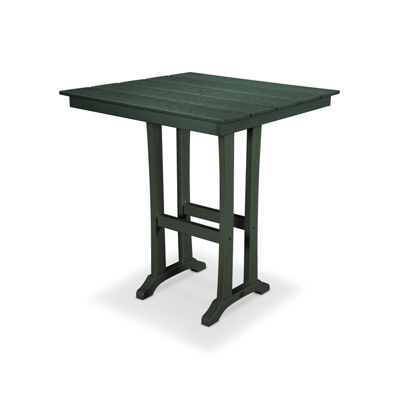 Table de salle à manger à tréteaux Farmhouse, Vert
