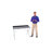 Eriksen Computer Desk-24678337
