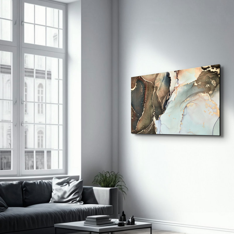Elegant Tempered Glass Wall Art Painting | 100% Tempered Glass, Thickness: 0.16 inches | UV Printed for Vibrant Colors & Durability | Perfect for Home Decor & Modern Aesthetics