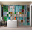 Sapphire Stained Glass Wall Mural-228473353