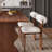 Retro Simple Design Rectangular Dining Table Set-109975237