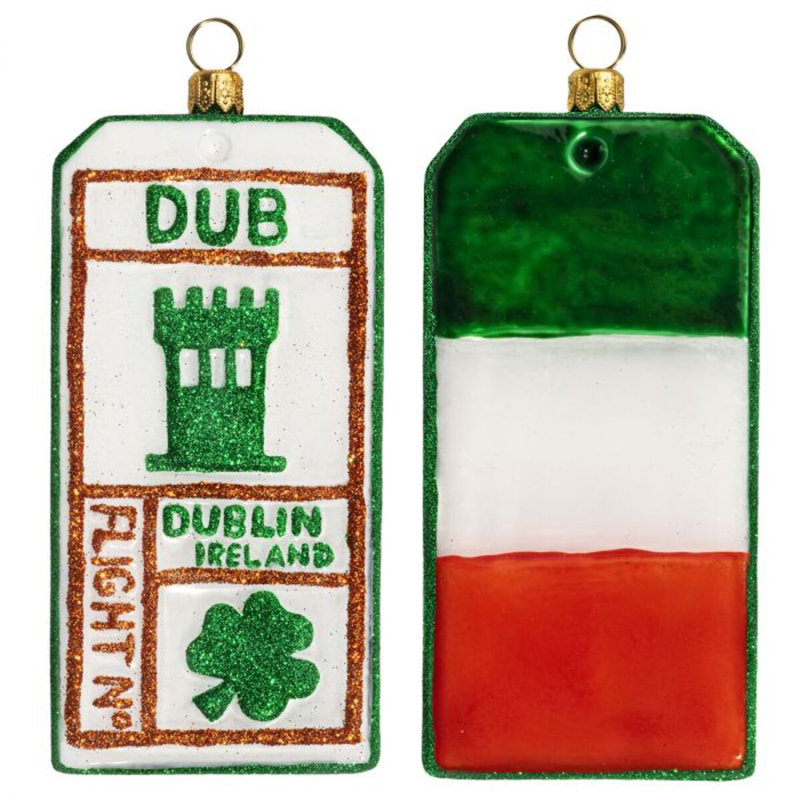 Dublin, Ireland Luggage Tag Ornament