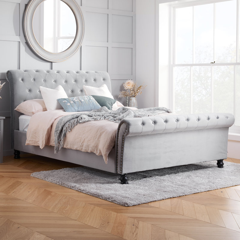 Arlo Upholstered Bed Frame, Double (4'6)