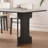Rectangular light luxury solid wood table set-111688939