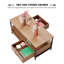 Four Leg Coffee Table with Storage