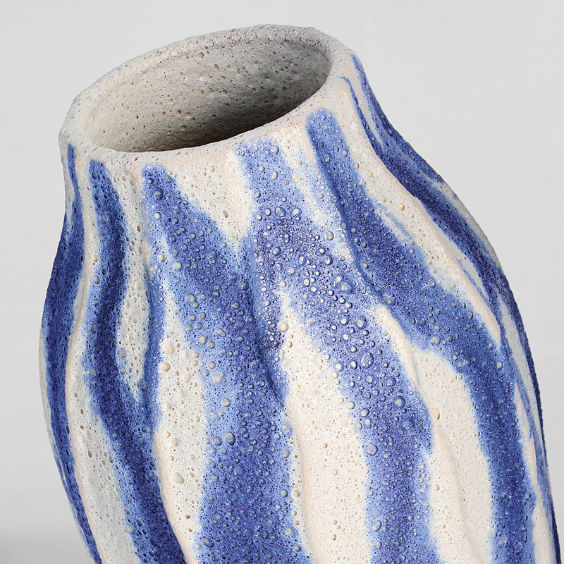 Ripple Handmade Ceramic / Porcelain Table Vase
