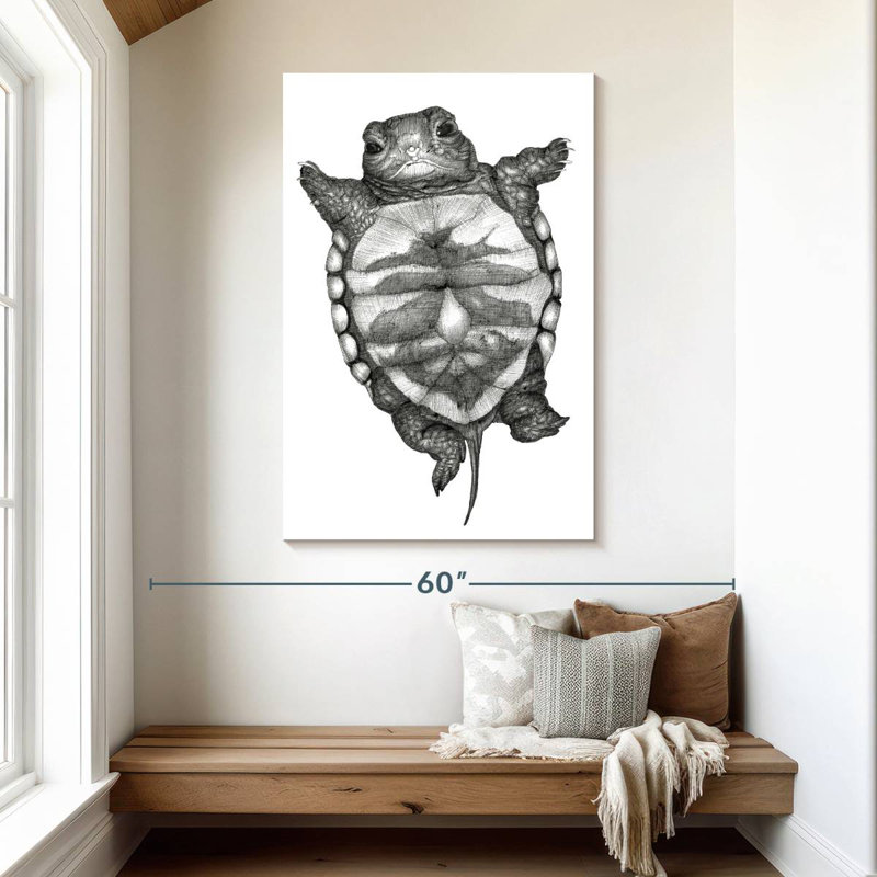 Brampt Little Turtle, 48" H x 32" W