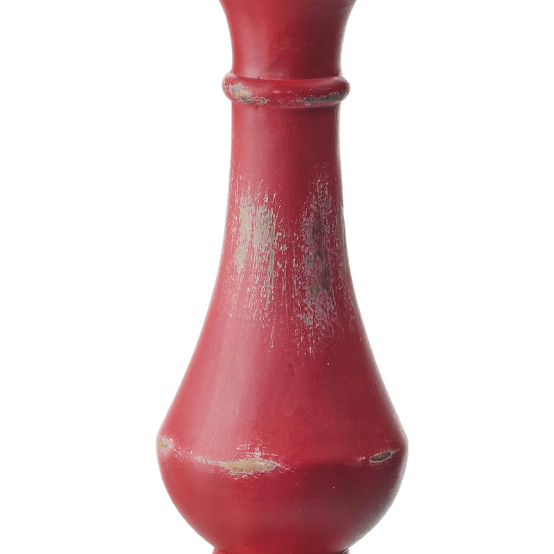 Ensemble de chandelles de table 2 pièces, Rouge