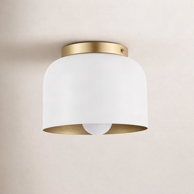 Satrina Single Light Metal Flush Mount