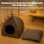 Cozy Pet Bed Warm Cave Nest Bed Bed