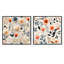 Sudbury - Ensemble de 2 collages carrés floral et botanique-101861579-101861584