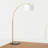 Logan 76 in. Modern Adjustable and Extendable LED Arc Floor Lamp with Fabric Drum Shade-88993043-88993044