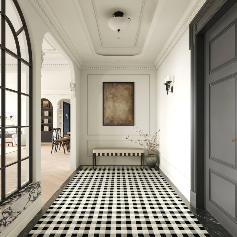 Marble Grid Polished Mosaic Wall & Floor Tile