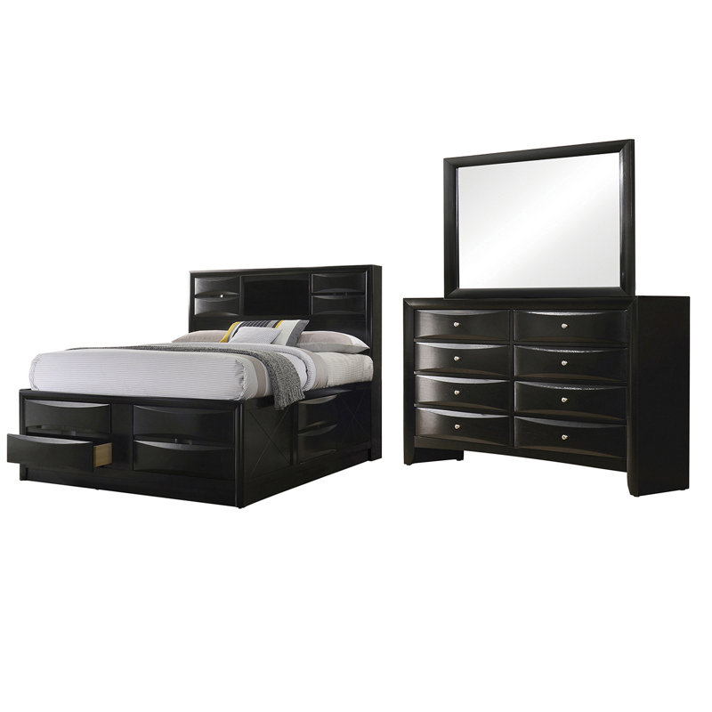 Ensemble de chambre avec grand lit 3 pièces Aslan