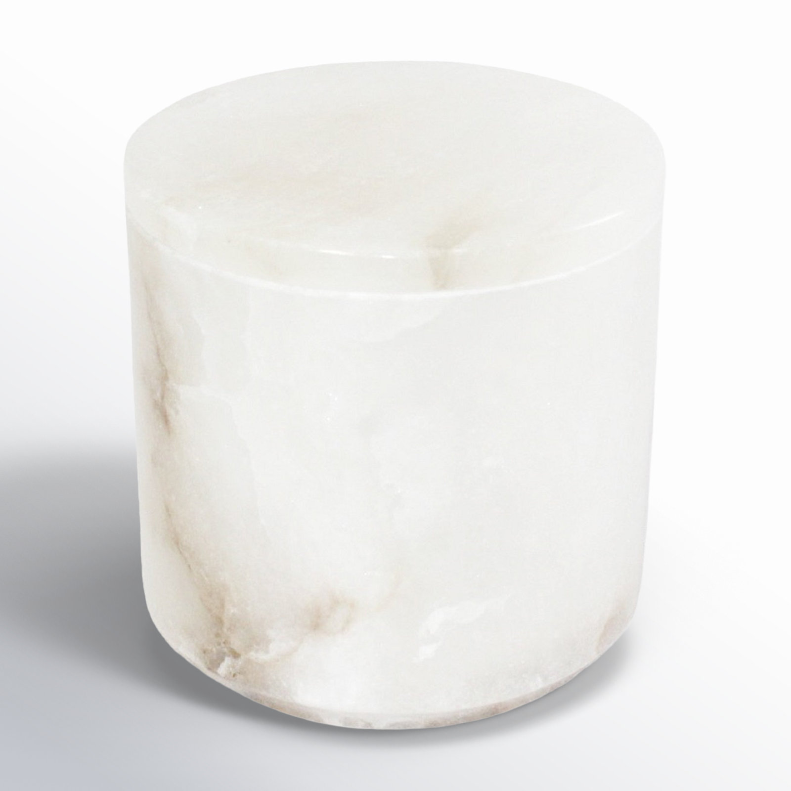 Stoneware Jar, 4" H x 4" W x 4" D