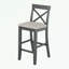 Ensemble de salle à manger rectangulaire en bois avec 2 chaises-409046753-409046754-409046755