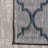 Arabesque Ogee Trellis Gray/Teal Indoor/Outdoor Rug-1754723327