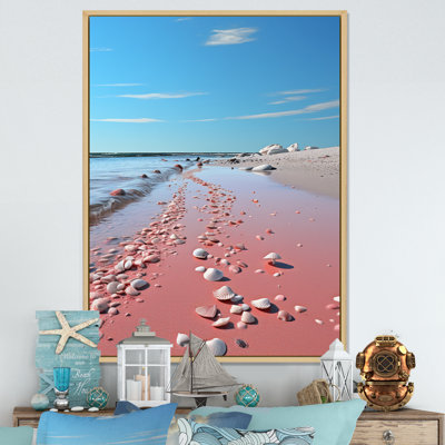 Plage de sable rose Bruin II