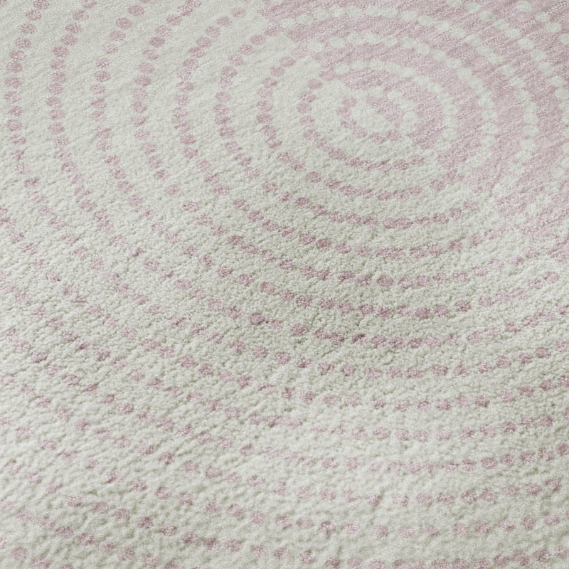 Premium Machine Washable Mayfield AMF2281 Geometric Rug, Pink, 10' x 14'