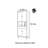 Simple modern design style bookcase