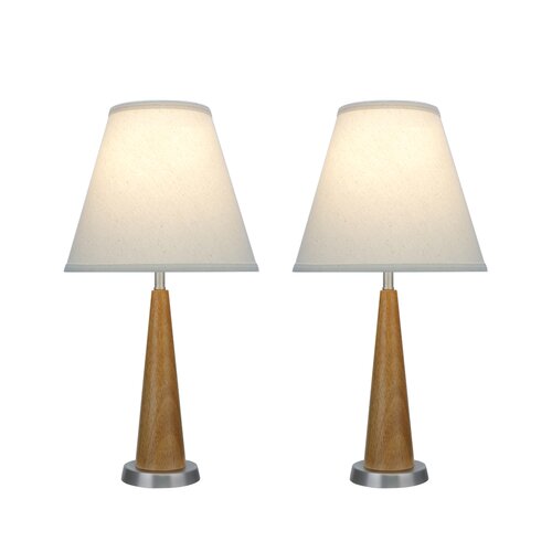 Latitude Run® Shaler Wood Table Lamp | Wayfair