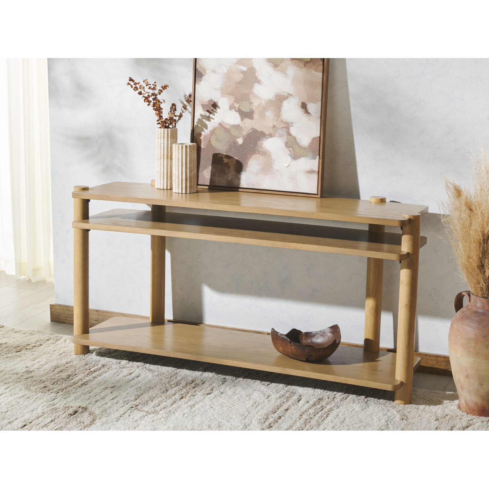 Hepburn 60" Console Table, Natural