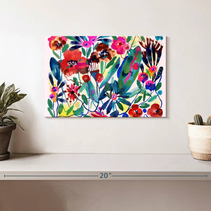 Vibrant Wild Garden, 8" H x 12" W