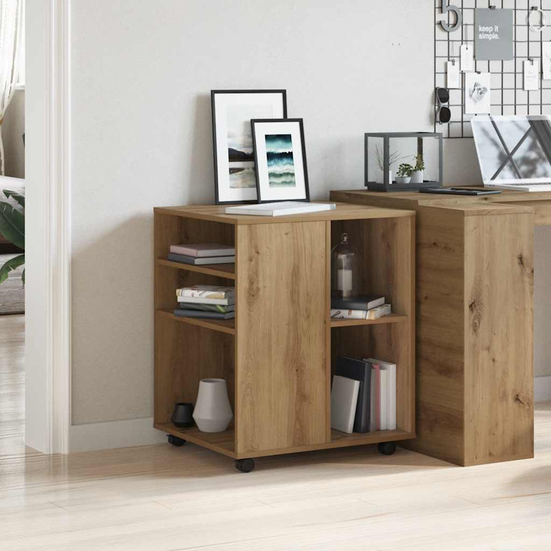 Alarins End Table, Artisan Oak
