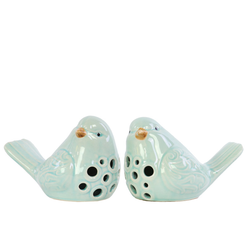 Ensemble de 2 figurines Lewellyn Wilridge, Bleu ciel