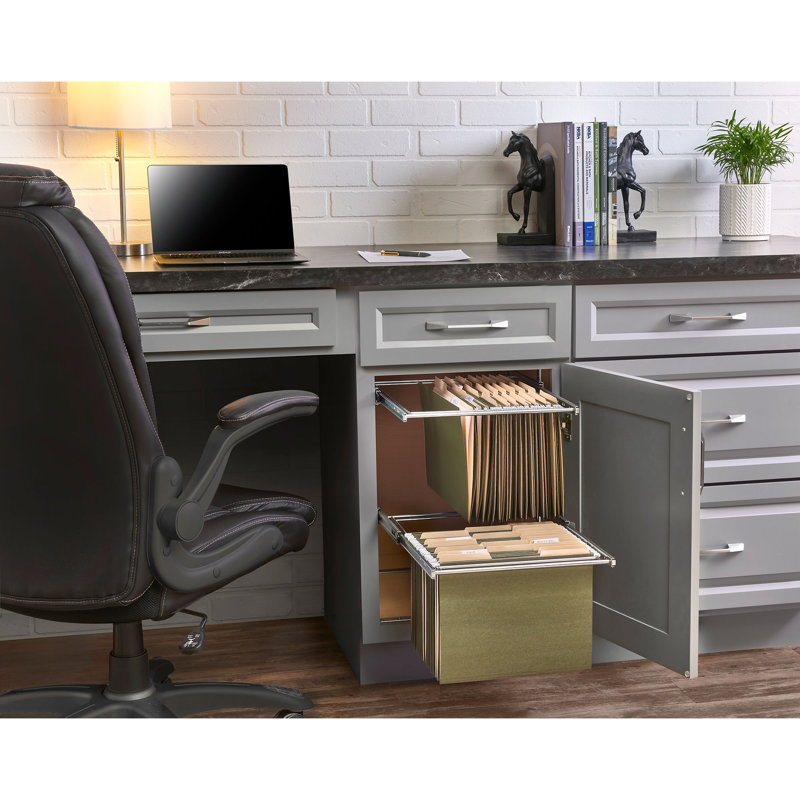 Rev-A-Shelf  2 14.5" Tier Base Cabinet File Drawer Organizer System