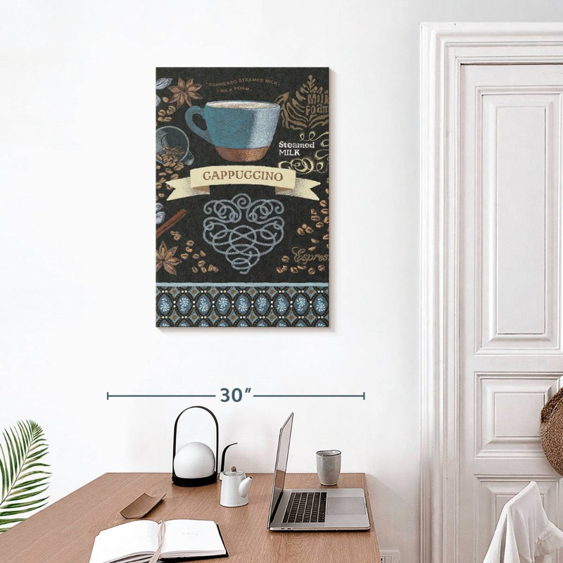 Yarlin Cappuccino Time, 30" H x 20" W