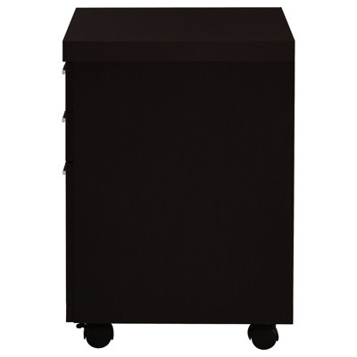 Cappuccino 3-Drawer File Cabinet