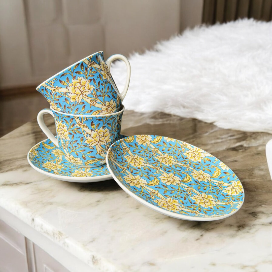 William Morris Tasse und Untertasse, 2er-Set, verpackt als Geschenkset