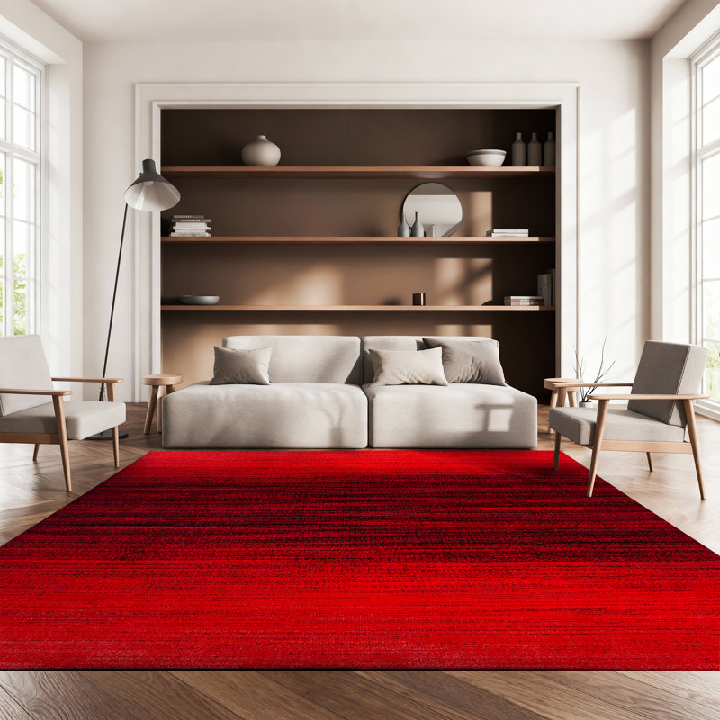 Tapis abstrait Abbie-Louise, Rectangle 8 pi x 10 pi
