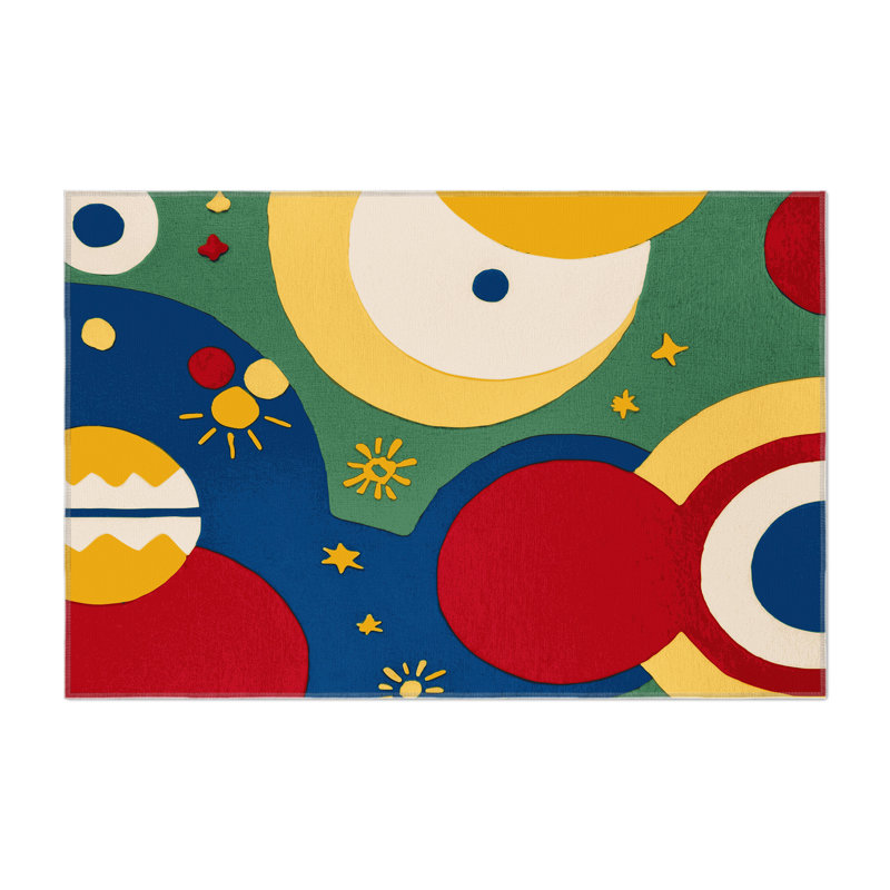 Witty Shimmy Indoor And Outdoor Area Rug, Rectangle 5' x 7'