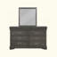 Miroir gris foncé