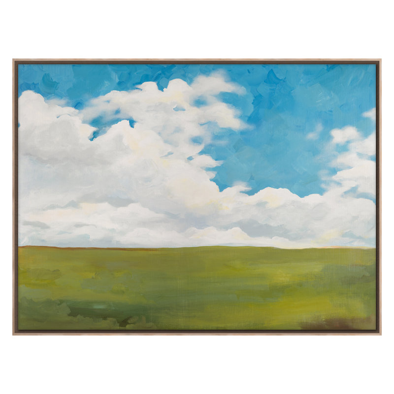Landscape 2 Print by Natasha Marie, 20" H x 27" W x 2" D, Maple Framed