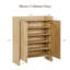 Armoire de rangement pour 15 paires de chaussures-10278369