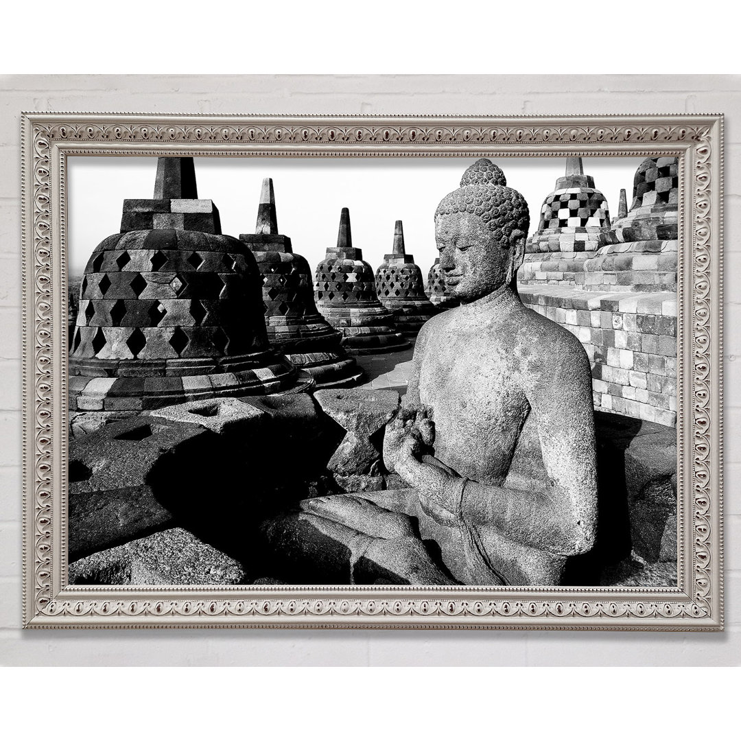 Peaceful Buddha Home - Einzelner Bilderrahmen Druck