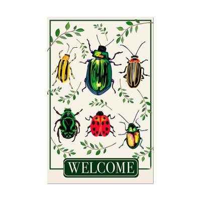 Drapeau de maison Garden Beetles