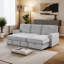 Canapé-lit modulaire avec rangement USB et 2 porte-gobelets Rogel Upholstery-1674455166
